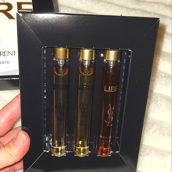 NWT YSL BEAUTY LIBRE DISCOVERY SET 3 BOTTLES EDF EDP 0.3 oz 10 ml PERFUME BEAUTE - Picture 5 of 11